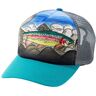 Sunday Afternoons Kids' Artist Series Trucker Hat Rainbow Trout M/L, Synthetic/Nylon