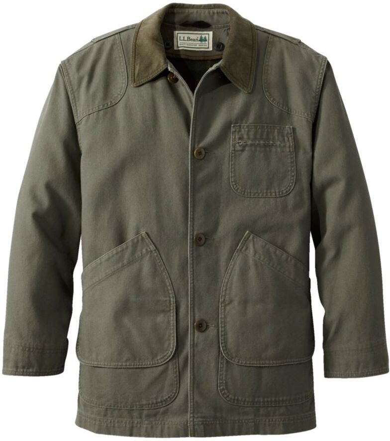 Men's Original Field Winter Coat with Wool/Nylon Liner Olive Medium, Cotton/Nylon/Wool L.L.Bean