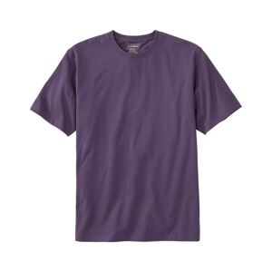 L.L.Bean Men's Carefree Non-Shrink Tee, Traditional Fit Short-Sleeve Purple Night Medium, Cotton L.L.Bean