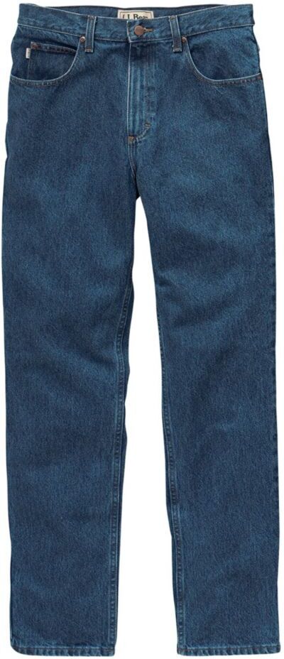 Men's Double L Jeans, Natural Fit, Straight Leg Denim 34x32, Cotton L.L.Bean