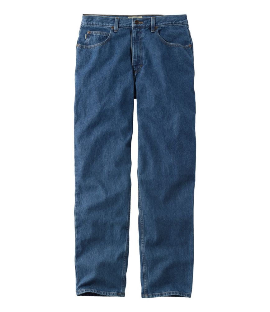 Men's Double L Jeans, Relaxed Fit, Straight Leg Denim 38x30, Cotton L.L.Bean
