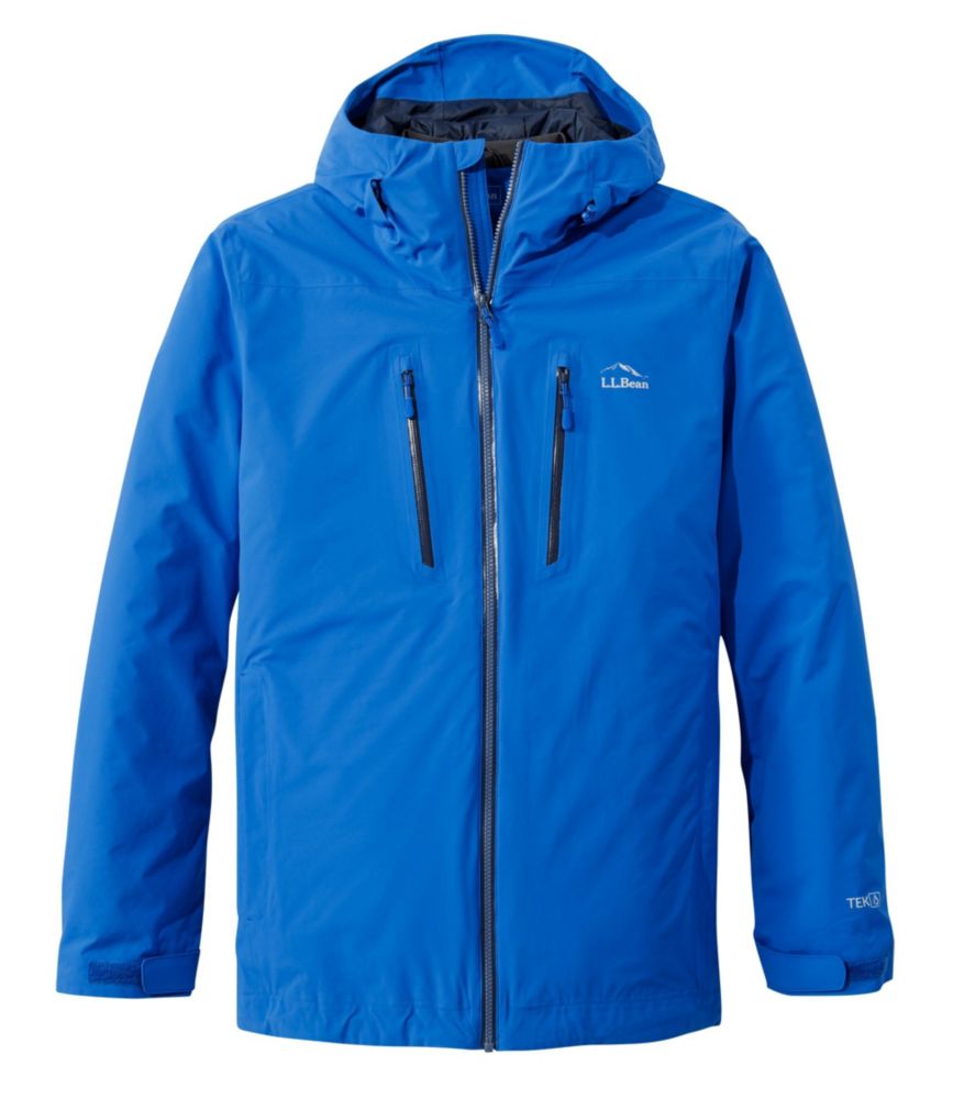 Men's Waterproof PrimaLoft Packaway Jacket Deep Sapphire Extra Large, Synthetic/Nylon L.L.Bean