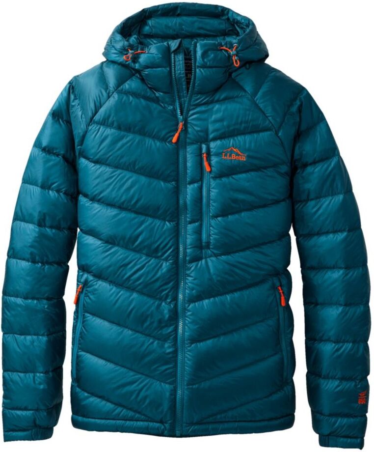 Men's Ultralight 850 Down Hooded Jacket Mallard Teal Extra Large, Synthetic/Nylon L.L.Bean