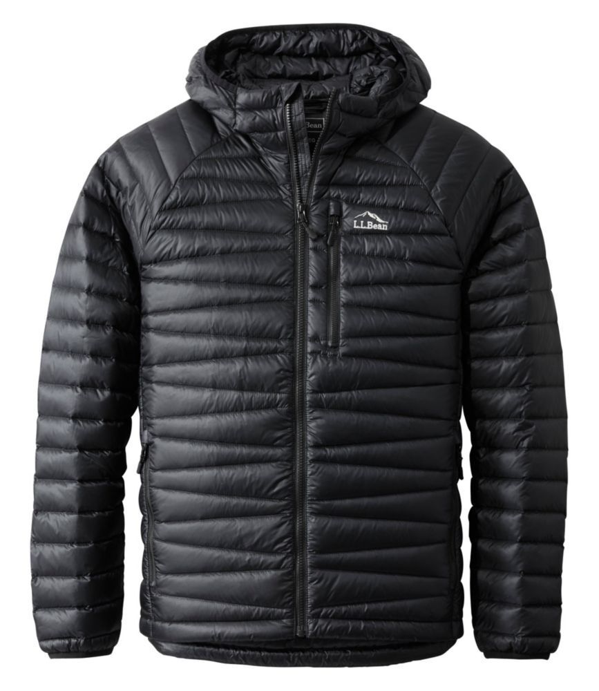 Men's Ultralight 850 Down Sweater Hooded Jacket Black XXL, Synthetic/Nylon L.L.Bean