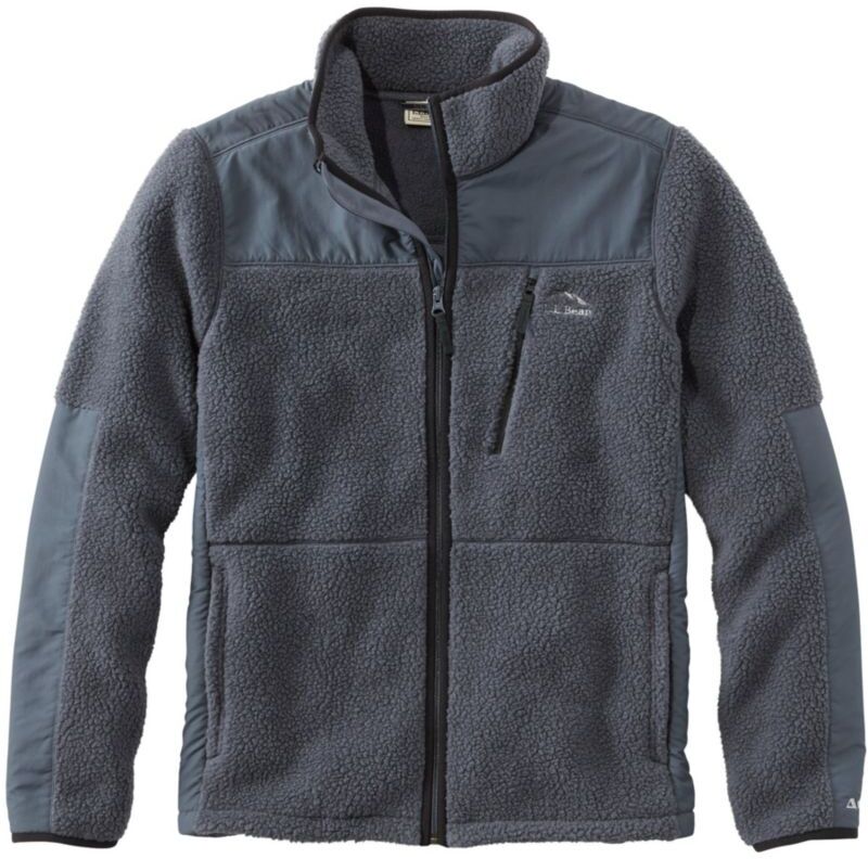 Men's Mountain Pro Polartec Fleece Jacket Gunmetal Gray Small, Fleece/Nylon L.L.Bean