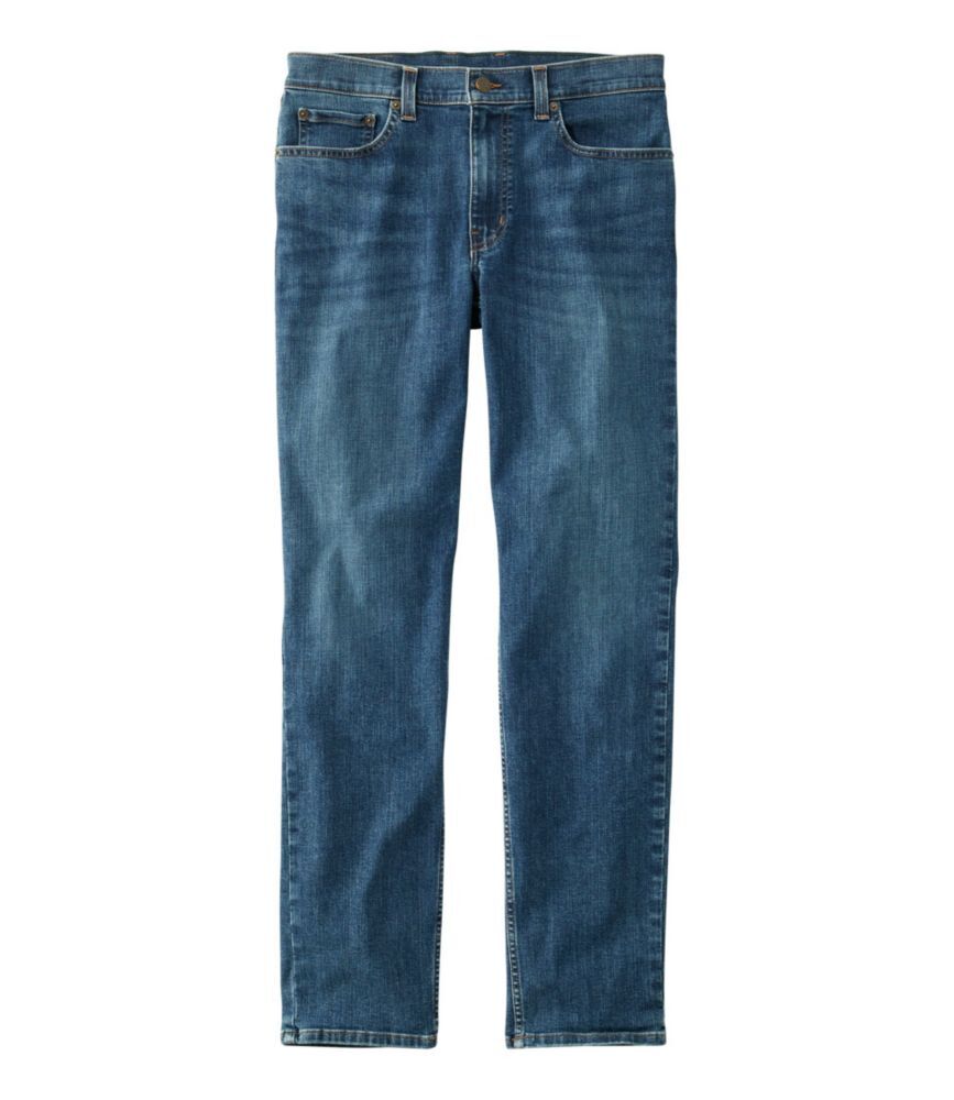 Men's BeanFlex Jeans, Slim Fit, Straight Leg Dark Vintage 36x34, Denim Cotton Blend L.L.Bean