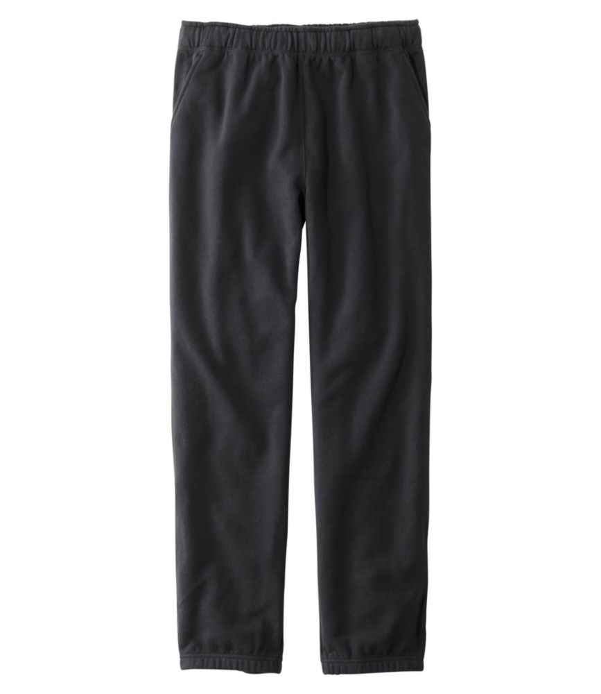 Men's Athletic Sweats, Pull-On Sweatpants with Internal Drawstring Ink Black XXL, Cotton L.L.Bean