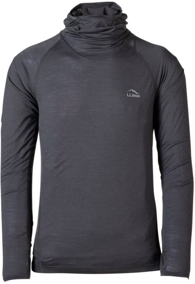 Men's Cresta Wool Ultralight 150 Base Layer - Long Underwear, Hoodie Alloy Gray Small L.L.Bean