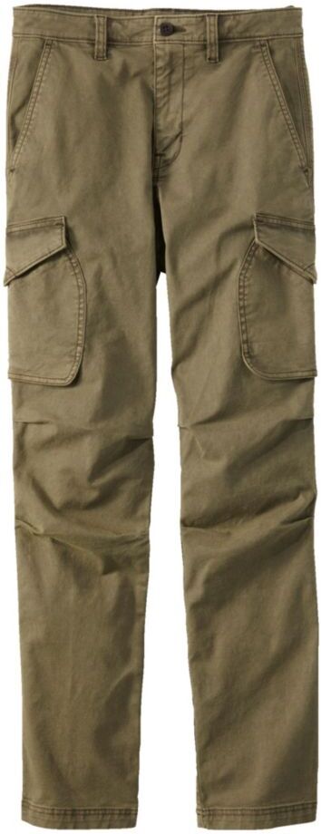 Men's Signature Stretch Cargo Pants, Classic Fit, Straight Leg Antique Olive 36x29, Cotton Blend L.L.Bean