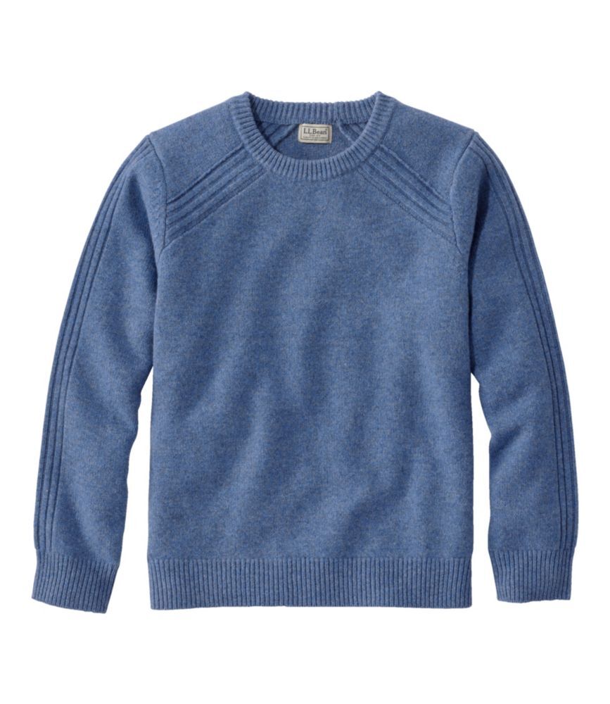 Men's Rangeley Merino Sweater, Crewneck Cadet Blue Extra Large, Merino Wool L.L.Bean