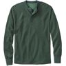 Men's Two-Layer River Driver's Shirt, Traditional Fit Henley Black Spruce Heather XXXL, Wool Blend/Nylon L.L.Bean