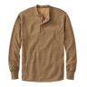 Men's Two-Layer River Driver's Shirt, Traditional Fit Henley Maple Brown Heather Extra Large, Wool Blend/Nylon L.L.Bean