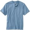 Men's Carefree Non-Shrink Tee, Traditional Fit, Henley Delta Blue XXXL, Cotton L.L.Bean