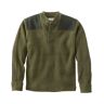 Men's Commando Sweater, Henley Loden Heather XXL, Wool Merino L.L.Bean