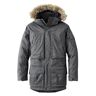 Men's Baxter State Winter Parka - Goose Down Winter Coat Charcoal Heather Large, Synthetic/Nylon L.L.Bean