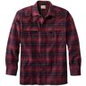 Men's Chamois Shirt, Traditional Fit, Plaid Red Wine XXXL, Flannel L.L.Bean