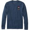 Men's MIF & W Tee, Long-Sleeve Brook Trout Indigo Small, Cotton Blend L.L.Bean