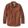 Men's Flannel-Lined Hurricane Shirt Dark Barley XXXL, Flannel Cotton L.L.Bean