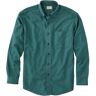 Men's Wicked Good Sheepskin Shearling Lined Flannel Shirt, Traditional Fit, Houndstooth Deep Evergreen XXXL L.L.Bean