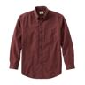 Men's Wicked Good Sheepskin Shearling Lined Flannel Shirt, Traditional Fit, Houndstooth Burgundy XXL L.L.Bean