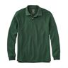 Men's Premium Double L Polo, Long-Sleeve Without Pocket Camp Green Extra Large, Cotton L.L.Bean