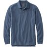 Men's Premium Double L Polo, Long-Sleeve Without Pocket Vintage Indigo XXXL, Cotton L.L.Bean