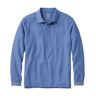 Men's Premium Double L Polo, Long-Sleeve Without Pocket Atlantic Blue XXXL, Cotton L.L.Bean