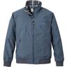 Men's Warm-Up Jacket, Flannel-Lined Carbon Navy Large, Polyester/Nylon L.L.Bean