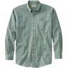 Men's Wrinkle-Free Twill Sport Shirt, Traditional Fit Plaid Juniper XXXL, Cotton L.L.Bean