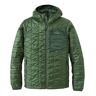 Men's PrimaLoft Packaway Hooded Jacket Rain Forest/Deep Balsam XXL, Synthetic L.L.Bean