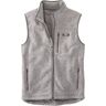 Men's Sweater Fleece Vest Grey Heather Large, Synthetic Fleece L.L.Bean