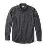 Men's Wicked Good Sheepskin Shearling Lined Flannel Shirt, Slightly Fitted, Houndstooth Charcoal Heather Large L.L.Bean