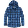 Men's Scotch Plaid Flannel Hooded Shirt, Slightly Fitted Morgan XXXL L.L.Bean