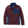 Men's Mountain Classic Windproof Fleece Jacket Burgundy Brown Medium L.L.Bean