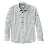 Men's Tropicwear Pro Stretch Shirt, Long-Sleeve Plaid Sea Pine XXL, Polyester Blend Synthetic/Nylon L.L.Bean