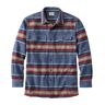 Men's Chamois Shirt, Traditional Fit, Stripe Rangeley Blue Multi Medium, Flannel L.L.Bean
