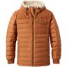 Men's Mountain Classic Down Hooded Jacket, Sherpa-Lined Adobe Medium, Synthetic/Nylon L.L.Bean