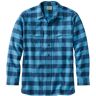 Men's Chamois Shirt, Slightly Fitted, Plaid Blue Ridge XXXL, Flannel L.L.Bean