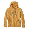 Men's Comfort Camp Hoodie, Graphic Warm Gold Katahdin Logo Medium, Synthetic Cotton Blend L.L.Bean