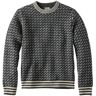 Men's Classic Ragg Wool Sweater, Crewneck, Birdseye Charcoal XXXL, Lambswool Wool L.L.Bean