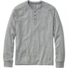 Men's VentureSoft Henley Platinum Marl Small, Synthetic Polyester Blend L.L.Bean