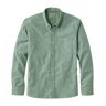 Men's Comfort Stretch Chambray Shirt, Long-Sleeve, Slightly Fitted Untucked Fit Clover Extra Large, Cotton Blend L.L.Bean