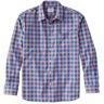 Men's Wrinkle-Free Everyday Shirt, Traditional Untucked Fit, Plaid, Long-Sleeve Rose Wash XXXL, Cotton L.L.Bean