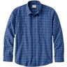 Men's Wrinkle-Free Ultrasoft Brushed Cotton Shirt, Long-Sleeve, Traditional Untucked Fit Arctic Blue Extra Large L.L.Bean