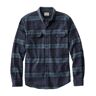 Men's 1912 Field Flannel Shirt, Slightly Fitted Untucked Fit, Stripe Vintage Blackwatch XXXL, Cotton L.L.Bean