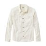Men's BeanFlex Twill Shirt, Slightly Fitted Untucked Fit, Long-Sleeve Pale Khaki Medium, Cotton Blend L.L.Bean