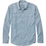 Men's West Branch Fishing Shirt, Long-Sleeve Shadow Blue Small, Polyester Synthetic L.L.Bean