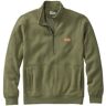 Men's Katahdin Iron Works Half-Zip Sweatshirt, Utility Deep Olive XXL, Cotton Blend L.L.Bean