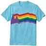 Adults' Pride Short-Sleeve Tee Topaz Blue Medium, Cotton L.L.Bean