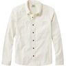 Men's BeanFlex Twill Shirt, Slightly Fitted Untucked Fit, Long-Sleeve Pale Khaki Large, Cotton Blend L.L.Bean